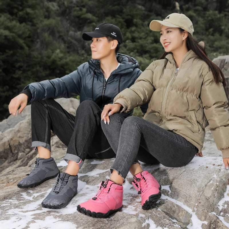 Aura - Non-slip & Waterproof Winter Barefoot Boots (Unisex)